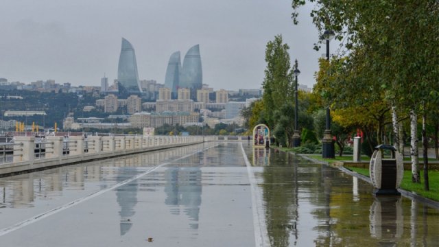 Bakıda intensiv yağış yağacaq, şimşək çaxacaq