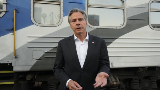 Blinken Ukraynada səfərdədir