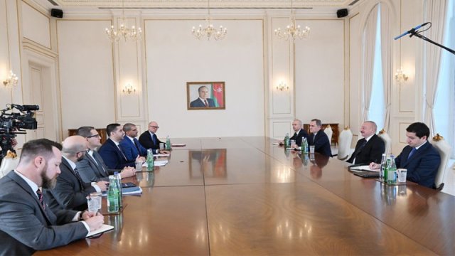 Prezident ATƏT-in fəaliyyətdə olan sədrini qəbul etdi - FOTO/YENİLƏNİB