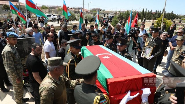 Birinci Qarabağ müharibəsinin şəhidi Arif İmaməliyev dəfn olundu - FOTO