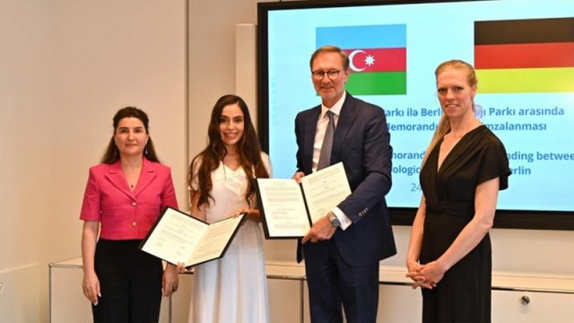 Leyla Əliyeva Berlində işgüzar səfərdə olub - FOTOLAR