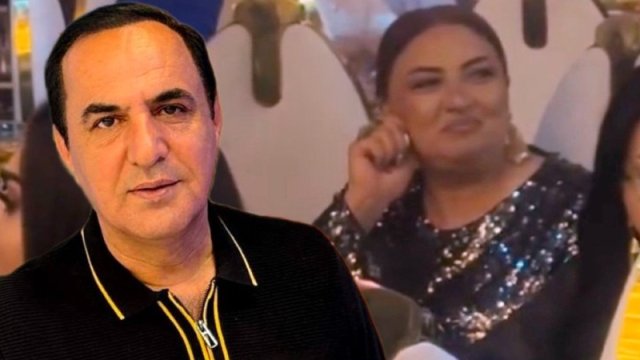 Manaf Ağayev xanımı ilə... - VİDEO
