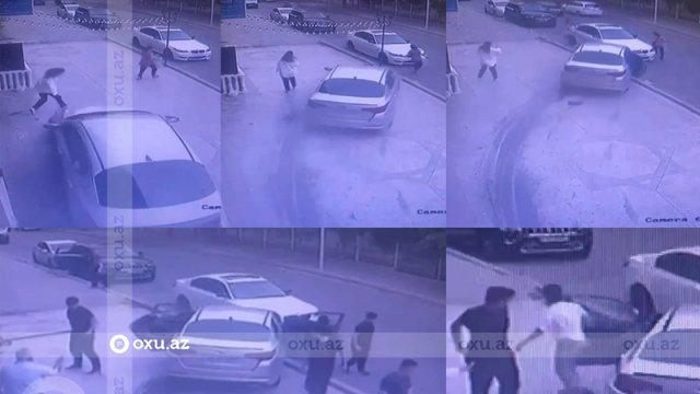 Bakıda yeniyetmə qəza törətdi, qadınlar ölümdən son anda xilas oldu - ANBAAN VİDEO