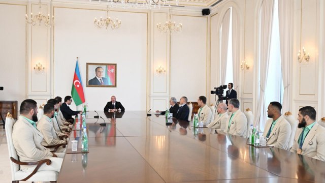 Prezident Paris-2024-də medal qazanmış idmançıları qəbul etdi - YENİLƏNİB