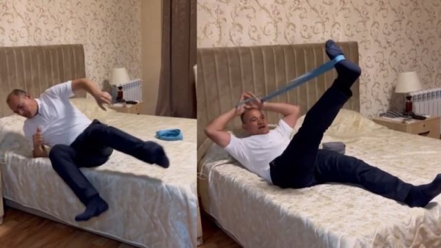 Deputatın idman hərəkətləri tənqid olundu