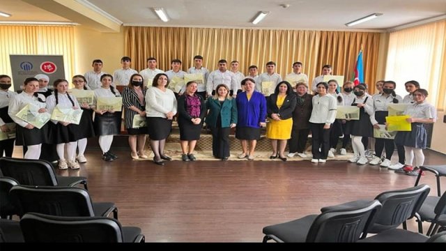 "Gender bərabərliyi və bərabər imkanlar" layihəsinin növbəti tədbiri Xaçmazda keçirilib
