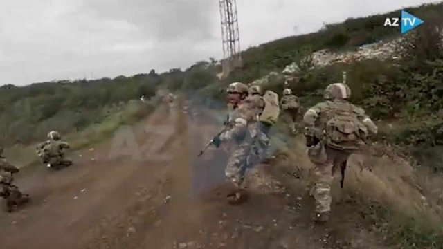 Qarabağdakı antiterror əməliyyatından real döyüş kadrları - VİDEO
