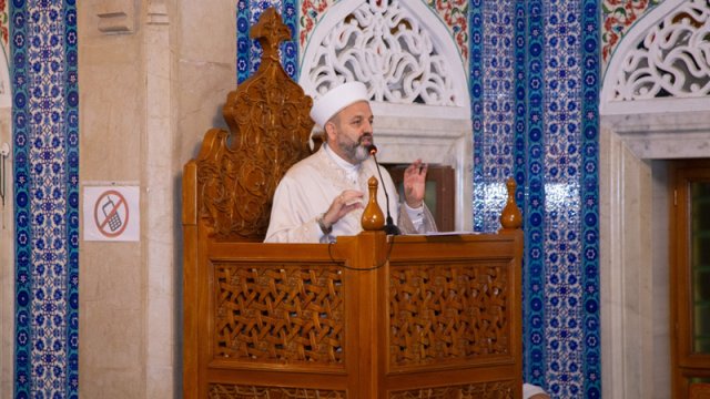 Peyğəmbərin Mövludu ilə əlaqədar Şəhidlər Məscidində tədbir keçirildi
