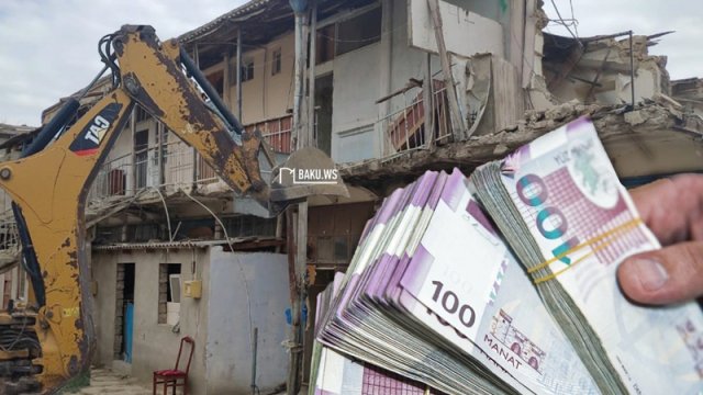 Bakıda böyük söküntü - Park salınacaq, sakinlərə pul veriləcək
