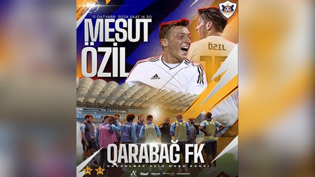 Mesut Özil Bakıya gəlir - “Qarabağ”ı izləyəcək
