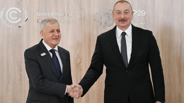 İlham Əliyev İraq Prezidenti ilə görüşdü - YENİLƏNİB