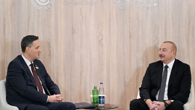 İlham Əliyev Bosniya və Herseqovinanın Rəyasət Heyətinin Sədri və üzvü ilə görüşdü