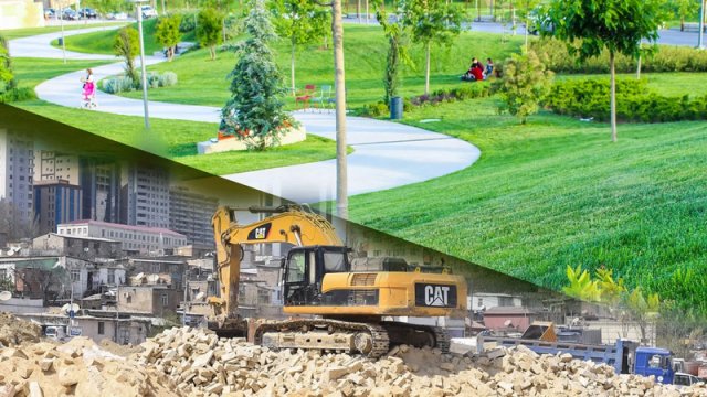 Bakıda söküntü başladı: İki yeni park salınacaq - ÜNVANLAR
