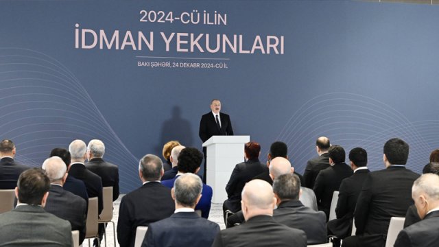 Prezident 2024-cü ilin idman yekunlarına həsr olunan mərasimdə iştirak etdi - YENİLƏNİB