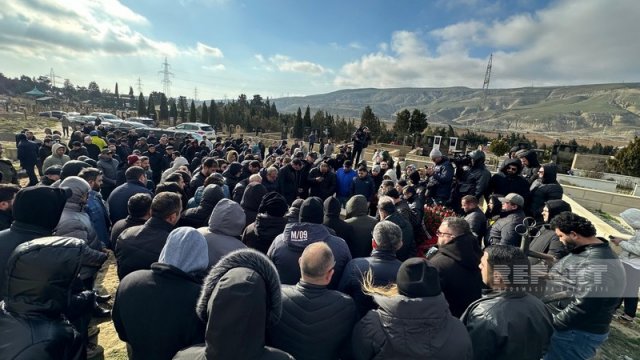 Azər Baxşəliyev dəfn edildi - FOTO/YENİLƏNİB