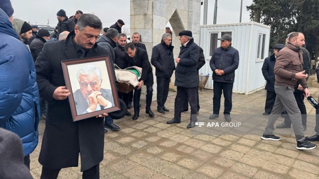 İlyas İsmayılov dəfn edildi - FOTO