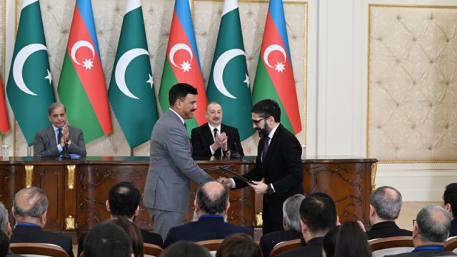 Azərbaycan ilə Pakistan arasında imzalanmış sənədlər mübadilə edilib - YENİLƏNİB