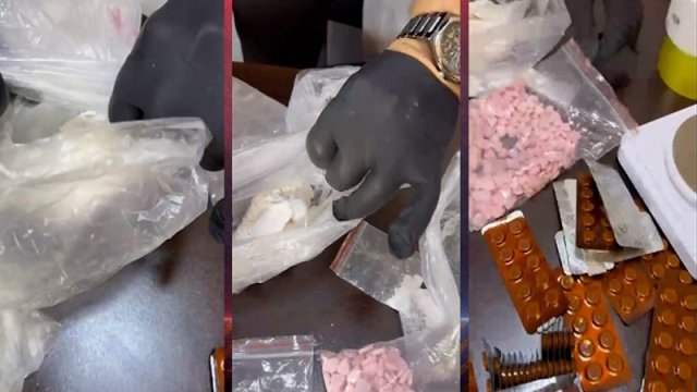 Polis Sabunçuda 1 milyonluq kokain aşkarladı - VİDEO