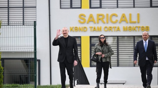 İlham Əliyevin sosial şəbəkə hesablarında Sarıcalı kəndinə səfərdən görüntülər paylaşıldı - VİDEO