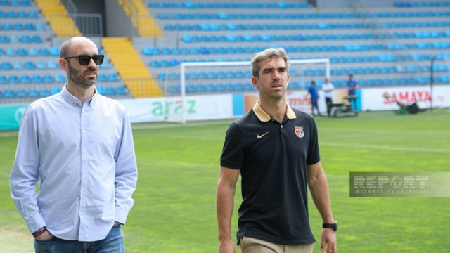 "Barselona" rəsmiləri Azərbaycana gəldi - FOTO