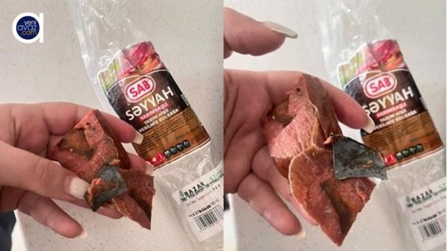 SAB-ın kolbasasından metal parçası çıxıb? - FOTO
