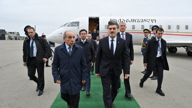 Gürcüstan Prezidenti Azərbaycana rəsmi səfərə gəldi
