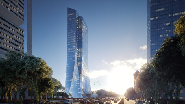 Mərkəzi Bankın yeni binası bu tarixdə təhvil veriləcək - FOTO