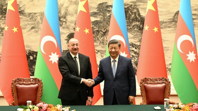 Pekində Azərbaycan-Çin sənədləri imzalandı - FOTO