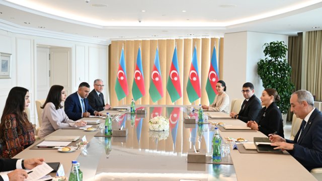 Mehriban Əliyeva Mərakeşin xanım Şahzadəsi ilə görüşdü - FOTO