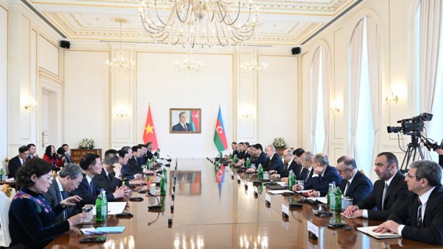 İlham Əliyev və To Lam mətbuata birgə bəyanatla çıxış edib - YENİLƏNİB