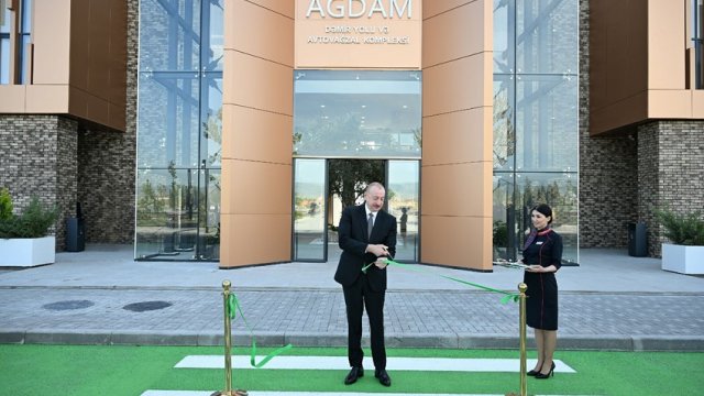 Prezident Ağdamda açılışlar etdi -YENİLƏNİB