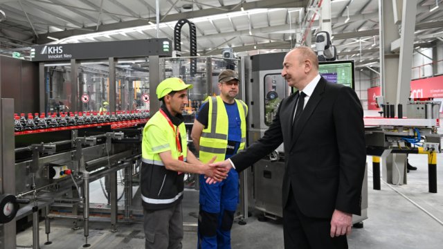İsmayıllıda "Azerbaijan Coca-Cola Bottlers" MMC-nin yeni istehsal müəssisəsi açıldı - YENİLƏNİB