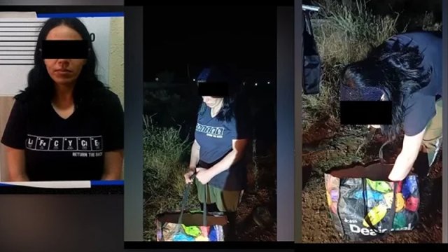 29 yaşlı qadın külli miqdarda narkotiklə tutuldu - VİDEO