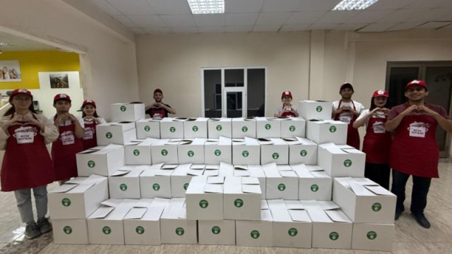 Leyla Əliyevanın təşəbbüsü ilə aztəminatlı ailələrə qurban payları çatdırıldı - FOTO