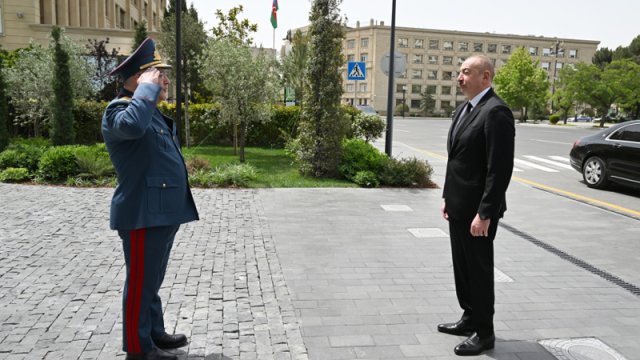 Prezident DGK-nin yeni inzibati binasının açılışında iştirak etdi - FOTO