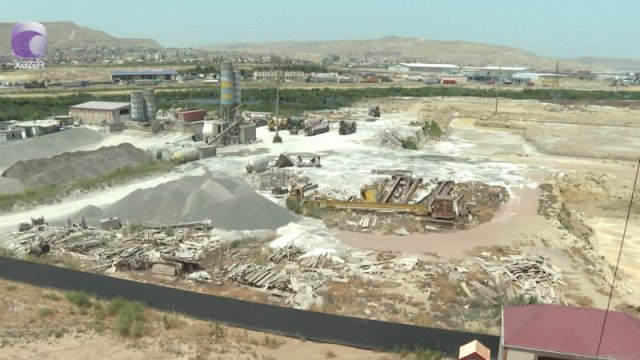 Lökbatanda beton zavodundan şikayət - VİDEO