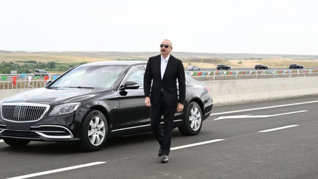 Prezident Əhmədbəyli-Füzuli-Şuşa yolunun açılışında iştirak etdi - FOTO