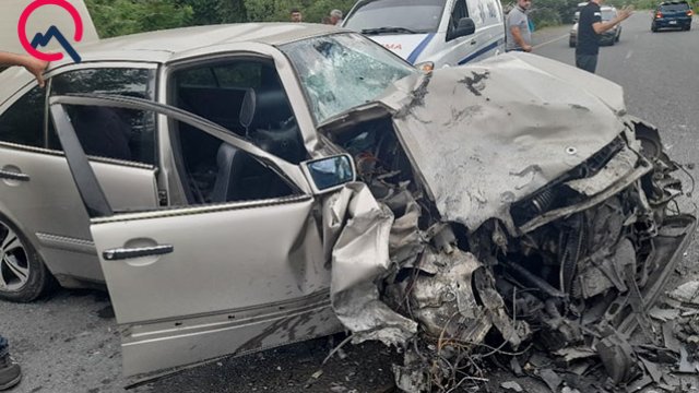 Şəkidə qəza, yaralılar var - İkisi azyaşlıdır