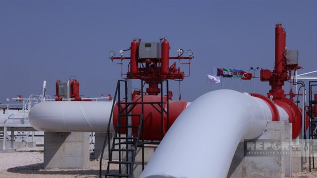 Azərbaycan qazının Türkiyə üzərindən Suriyaya ixracına start verildi - FOTO