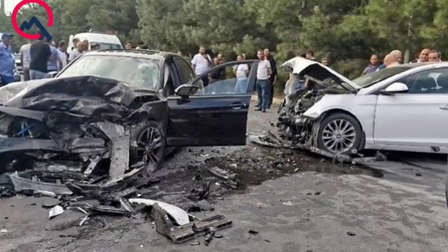 Tərtərdə yol qəzası - 3 nəfər yaralandı