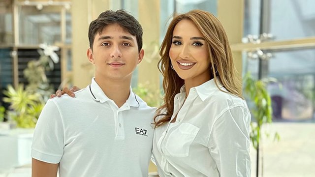 Oğlu Aytəkin Mərdanovanı sevindirdi - FOTO