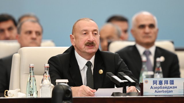 İlham Əliyev "ŞƏT plyus" formatında görüşdə çıxış etdi - YENİLƏNİB