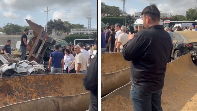 Bakıda "KamAZ" avtomobilin üzərinə aşdı: Üm nəfər öldü - YENİLƏNİB/VİDEO