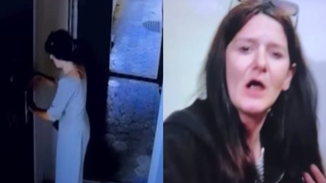 Bakıda evlərə girməyə çalışan qadın tutuldu - VİDEO