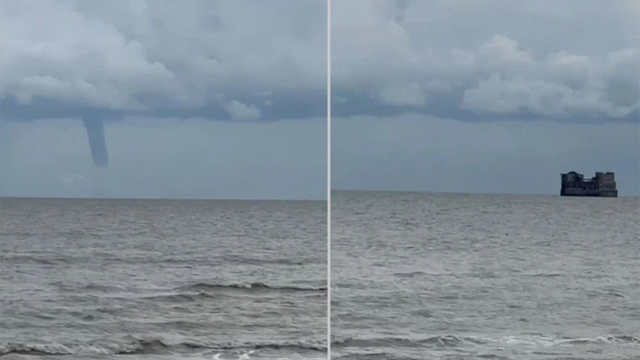 Xəzərdə qeyri-adi hadisə - VİDEO