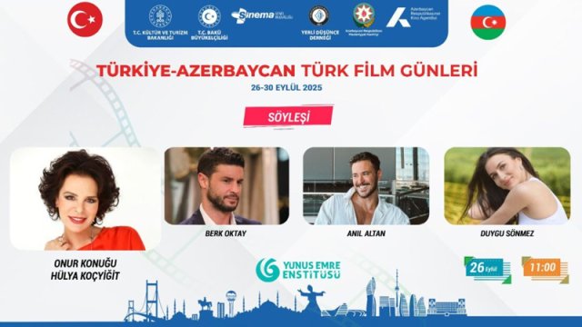 Türkiyənin məşhur aktyorları Bakıya gəlir