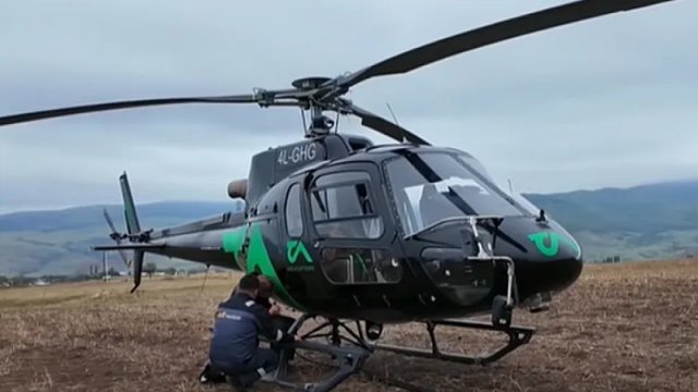 Azərbaycanda helikopterlə qızıl axtarılır - VİDEO