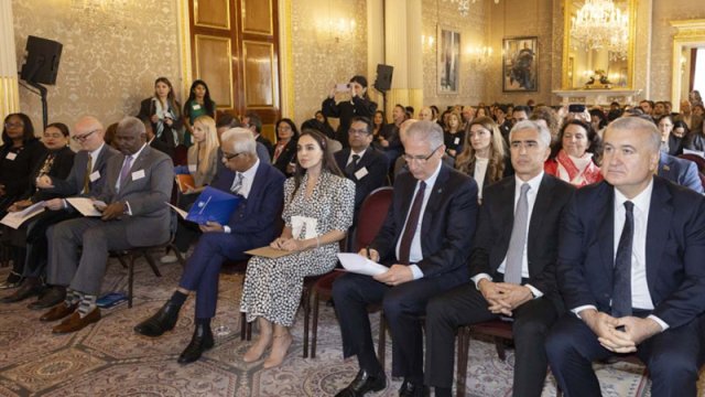 Leyla Əliyeva Londonda yüksək səviyyəli iqlim dialoqunda iştirak etdi - FOTO