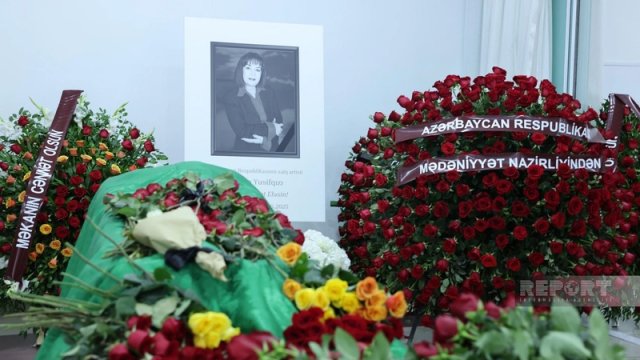 Əminə Yusifqızı dəfn olundu - FOTO