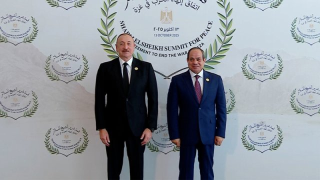 Azərbaycan Prezidenti Yaxın Şərq Sülh Sammitində iştirak edir - YENİLƏNİB